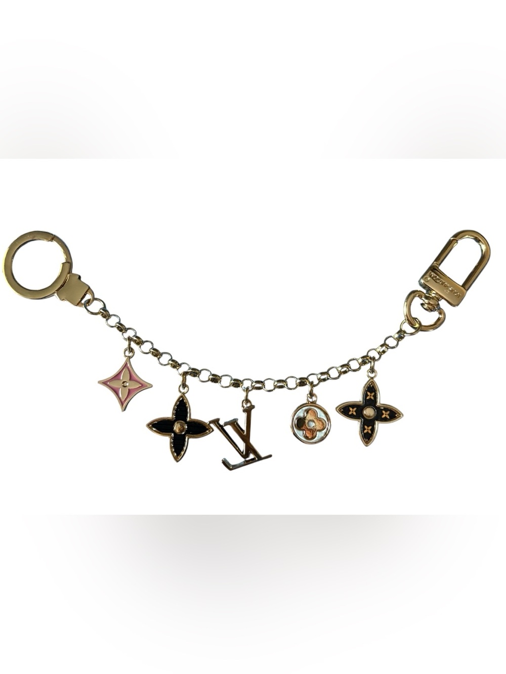 Black & Gold Charm Bracelet